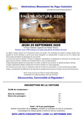 Flyers d inscription