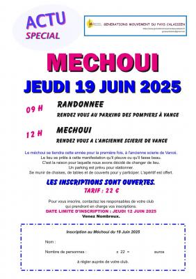 L actu mechoui 2025